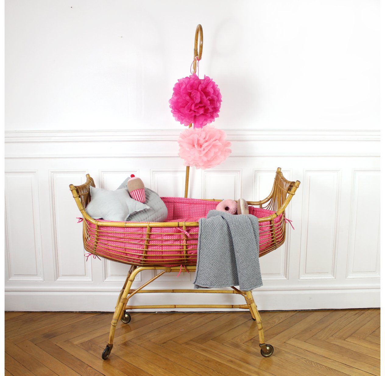 Berceau en rotin Pagode