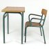 Chaise Stella et Bureau Mullca