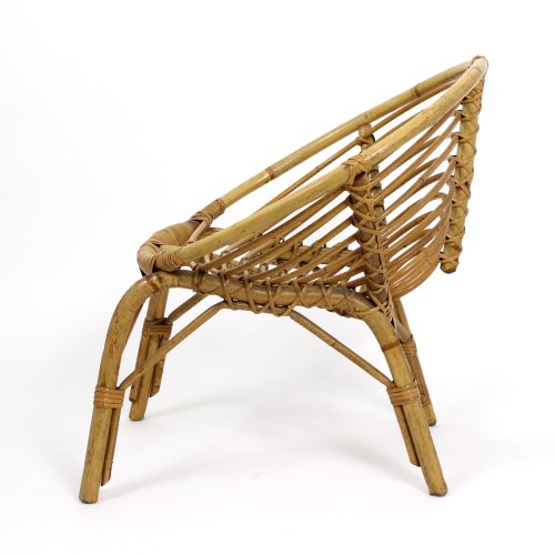 Chaise enfant en rotin