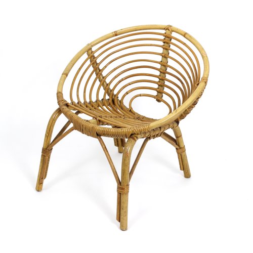 Chaise enfant en rotin