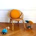 Chaise enfant en rotin