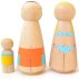 California Family - Poupées en bois