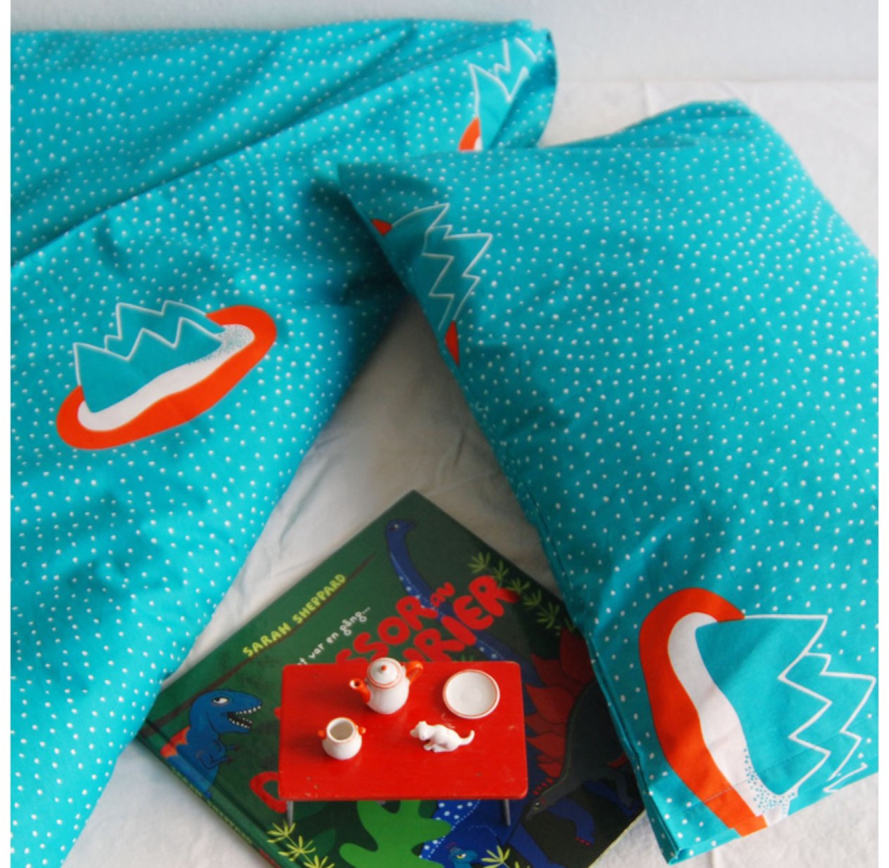 Parure de lit Islands - Turquoise