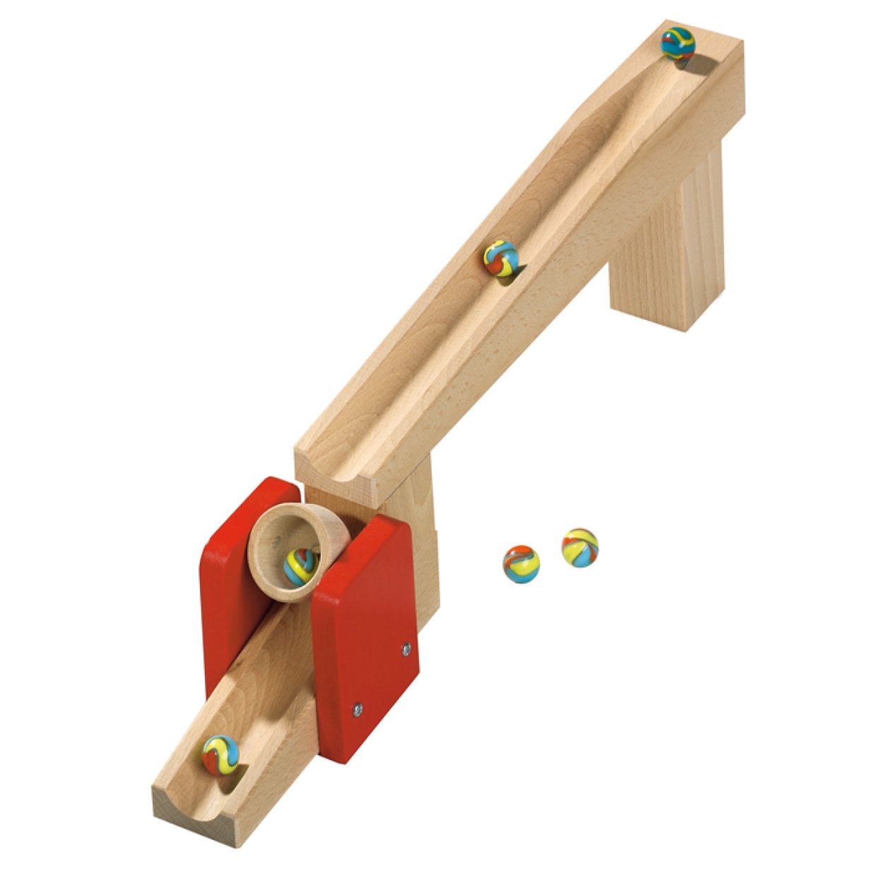 Seau à bascule - Toboggan à billes