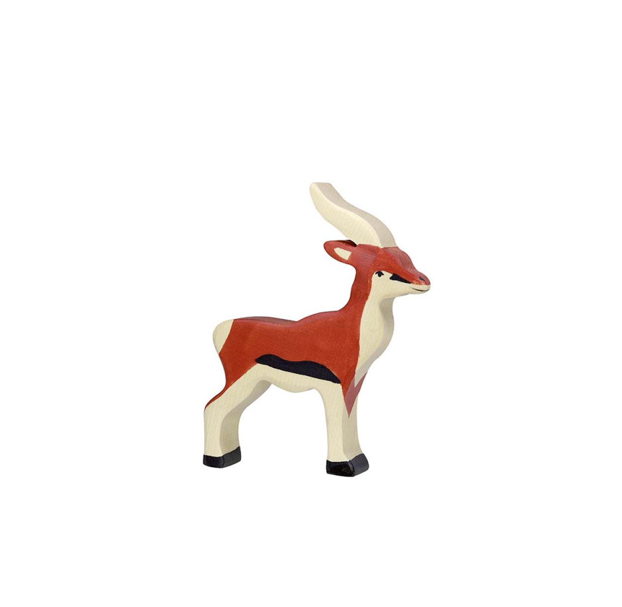 Figura De Madera Holztiger – Animales De Arce Y Haya Pintados A Mano Con Lacado Seguro