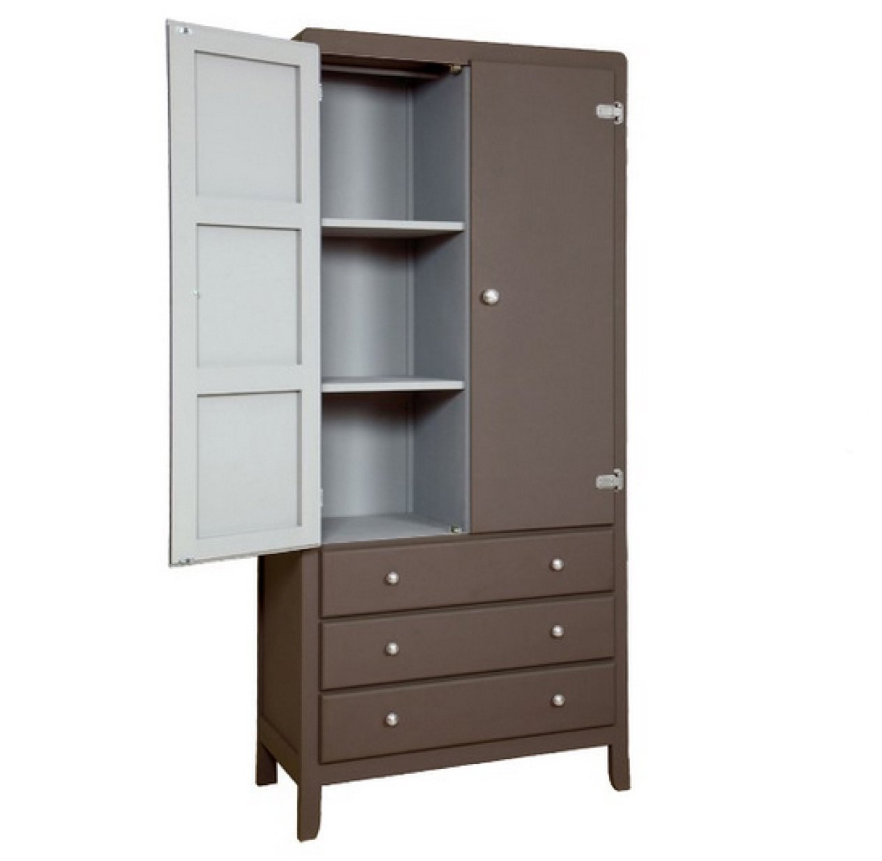 Armoire à 3 temps - Chocolat