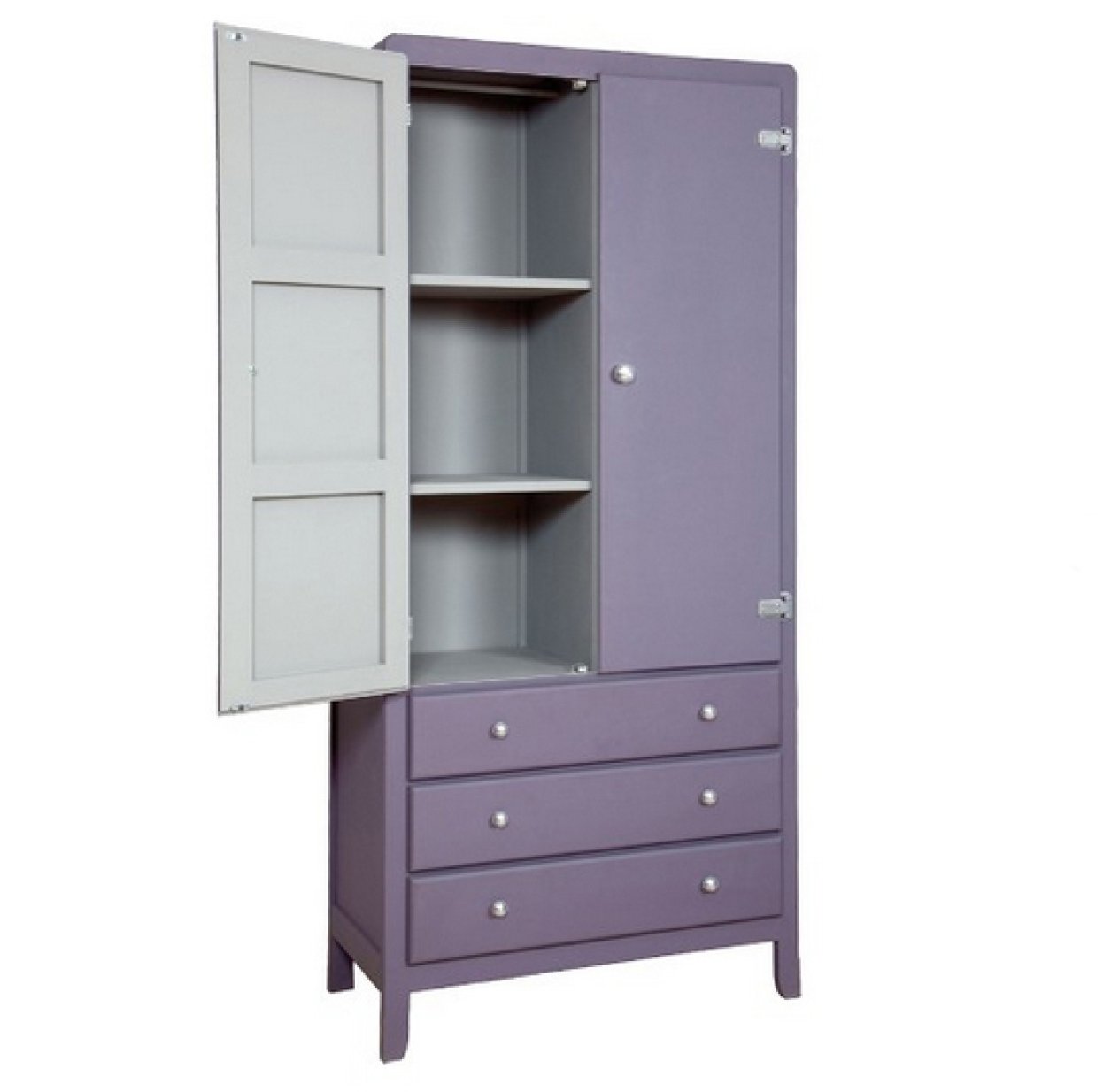Armoire à 3 temps - Violet