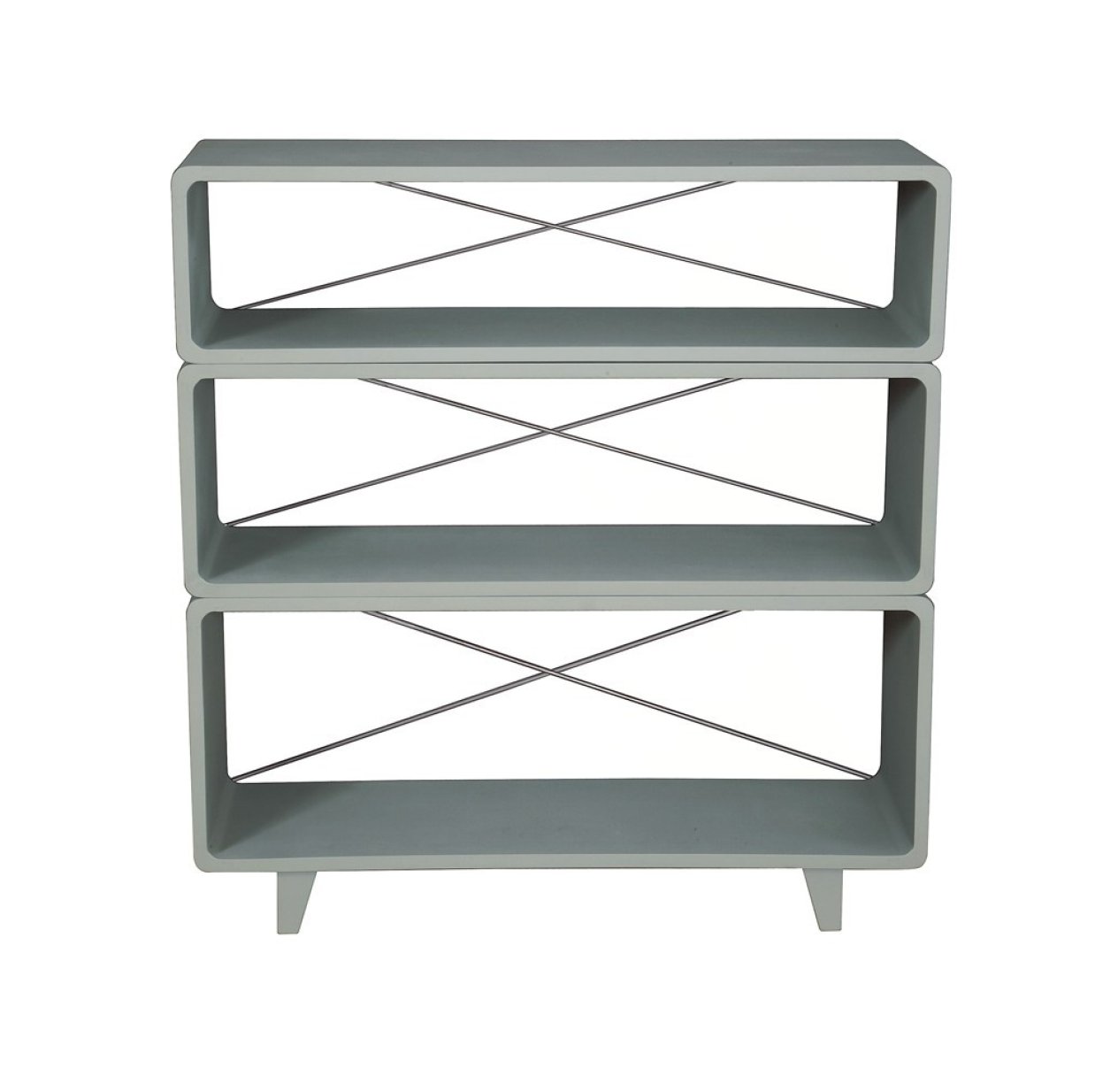 Bibliothèque Millefeuille - Gris souris