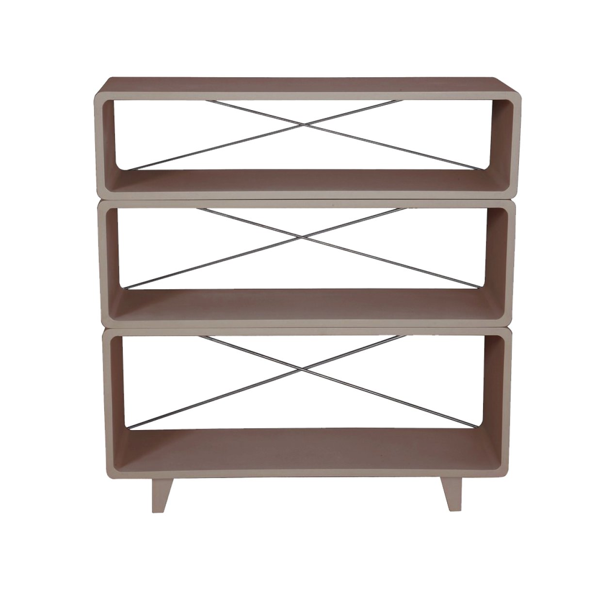 Bibliothèque Millefeuille Taupe