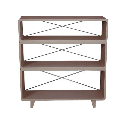 Bibliothèque Millefeuille Taupe