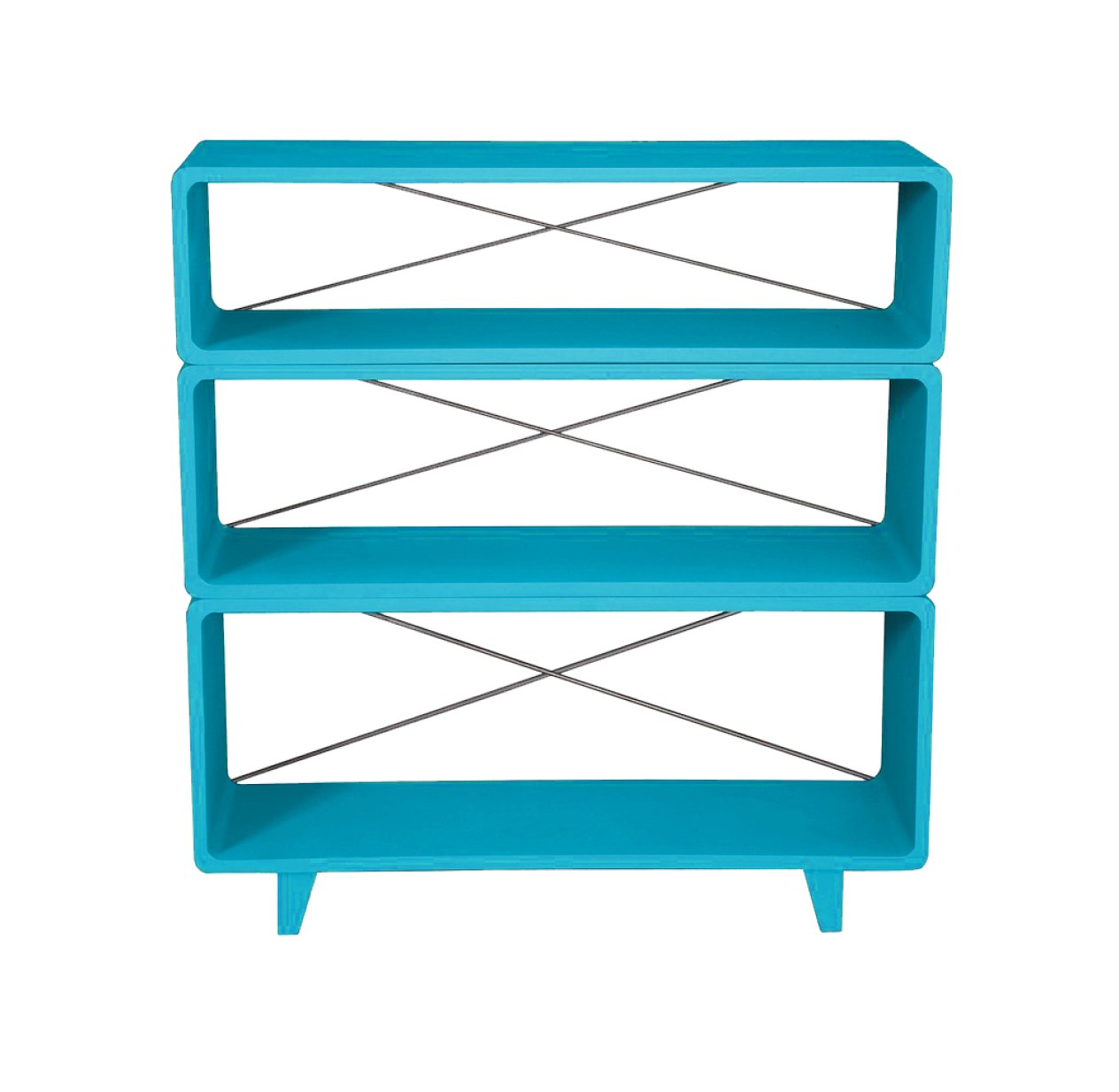 Bibliothèque Millefeuille Turquoise
