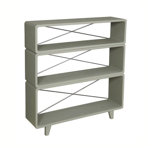 Bibliothèque Millefeuille Vert de Gris