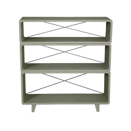 Bibliothèque Millefeuille Vert de Gris