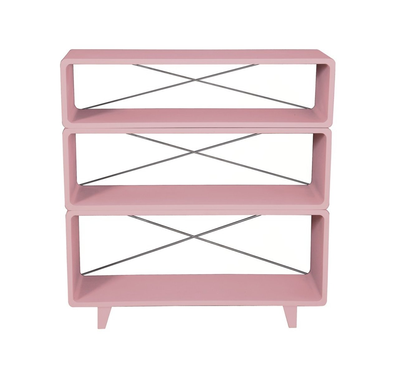 Bibliothèque Millefeuille - Vieux rose