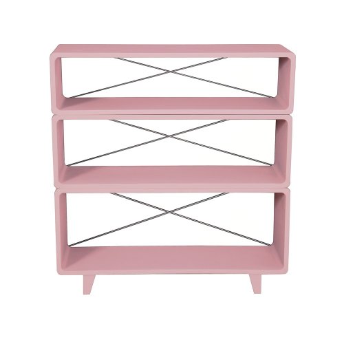 Bibliothèque Millefeuille - Vieux rose