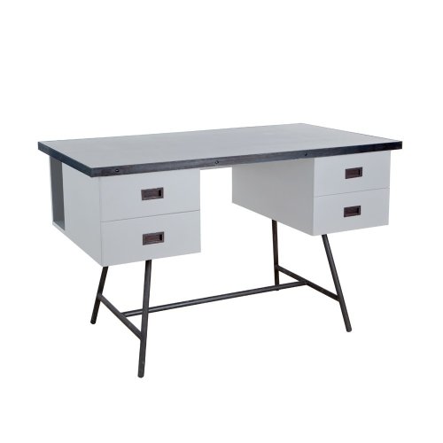 Bureau L50 - Gris clair