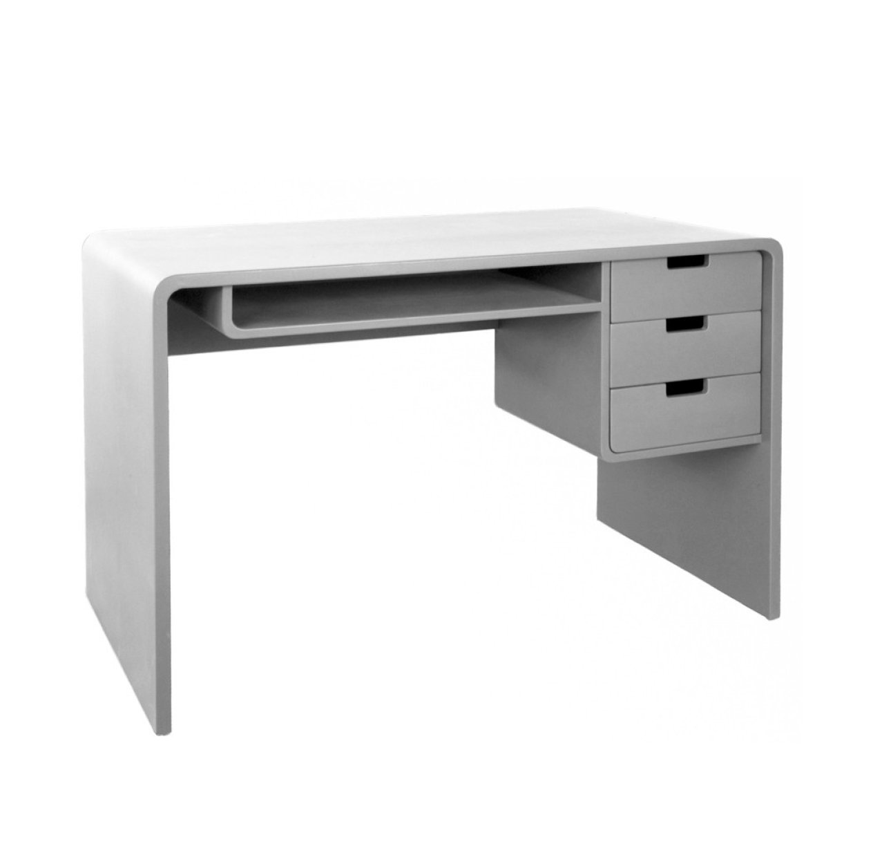 Bureau L65 - Gris clair