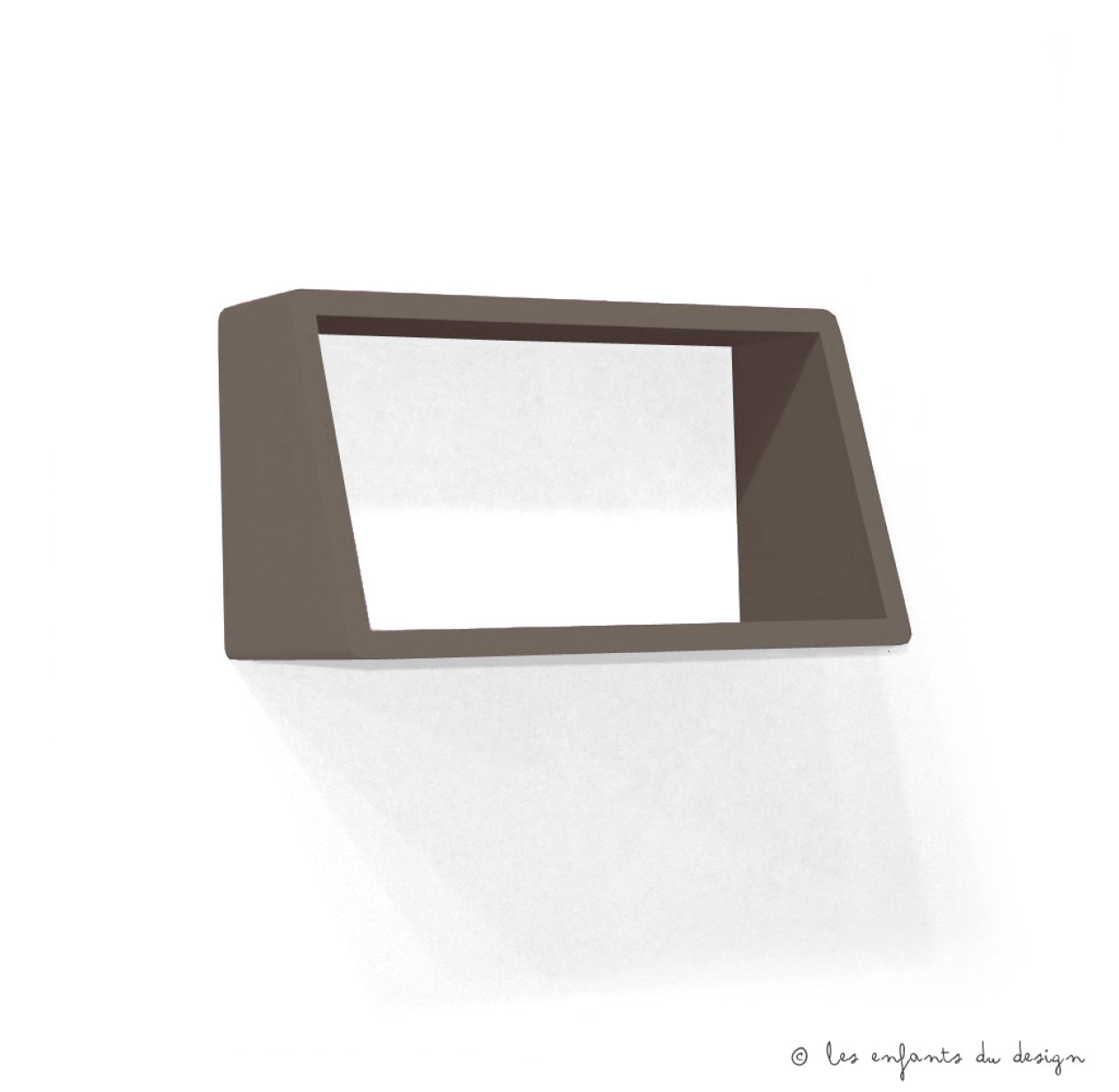 Etagère engagée 45 Taupe