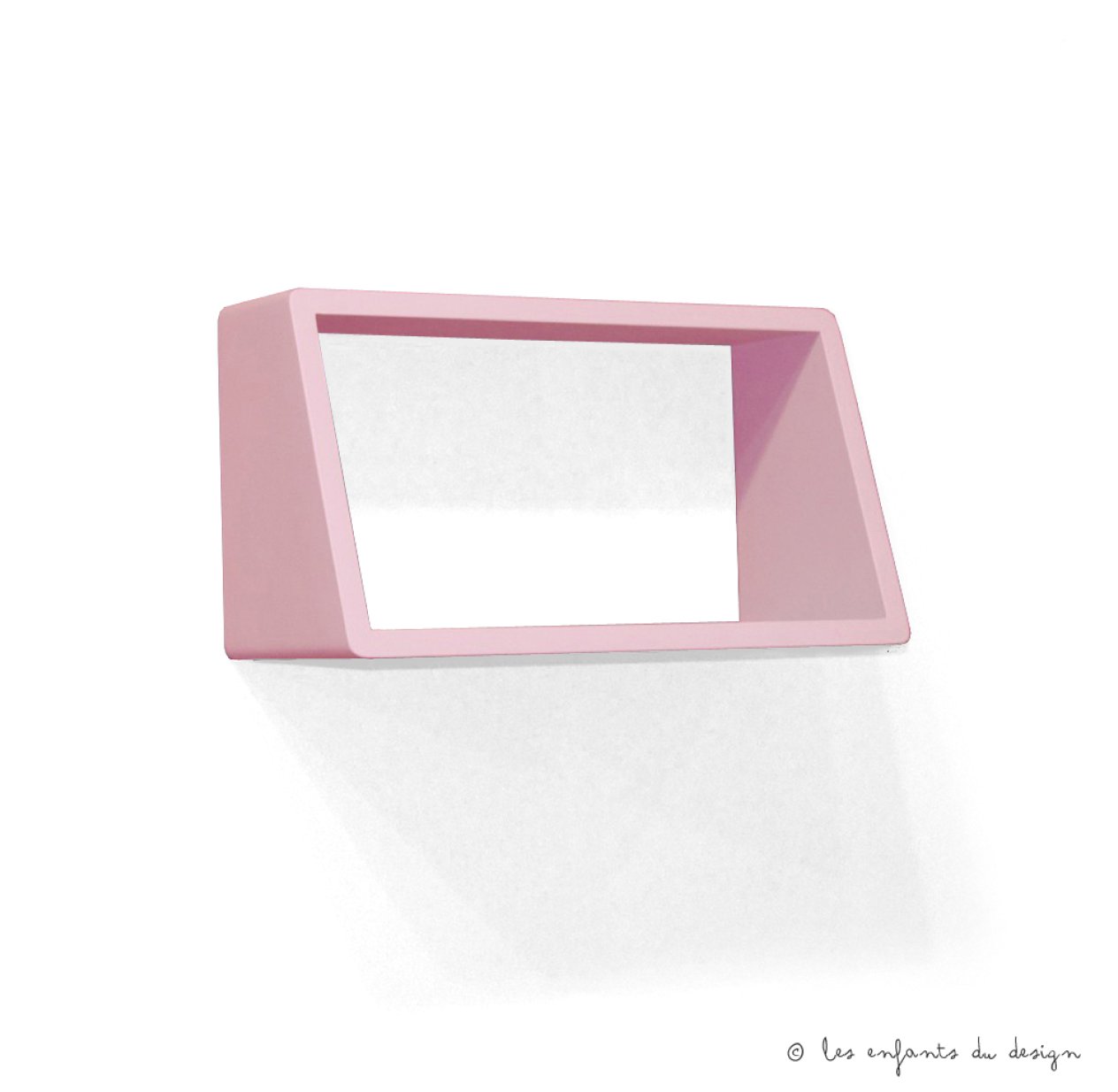 Etagère engagée 45 cm - Vieux rose