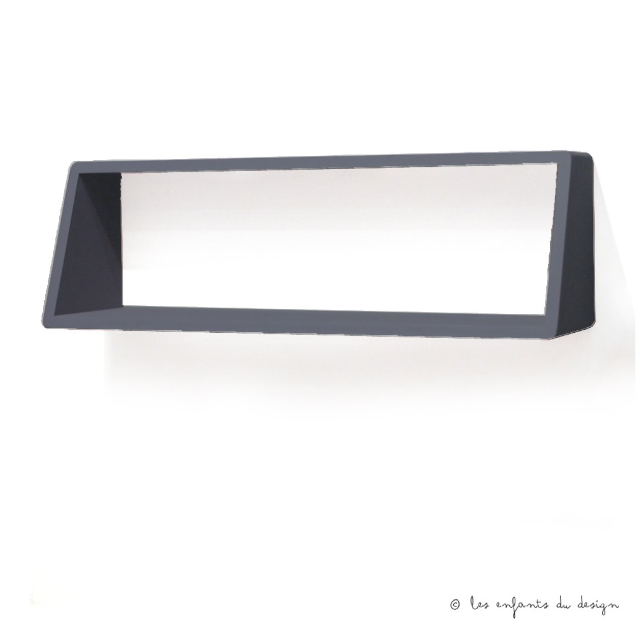Etagère engagée 80 cm - Gris souris
