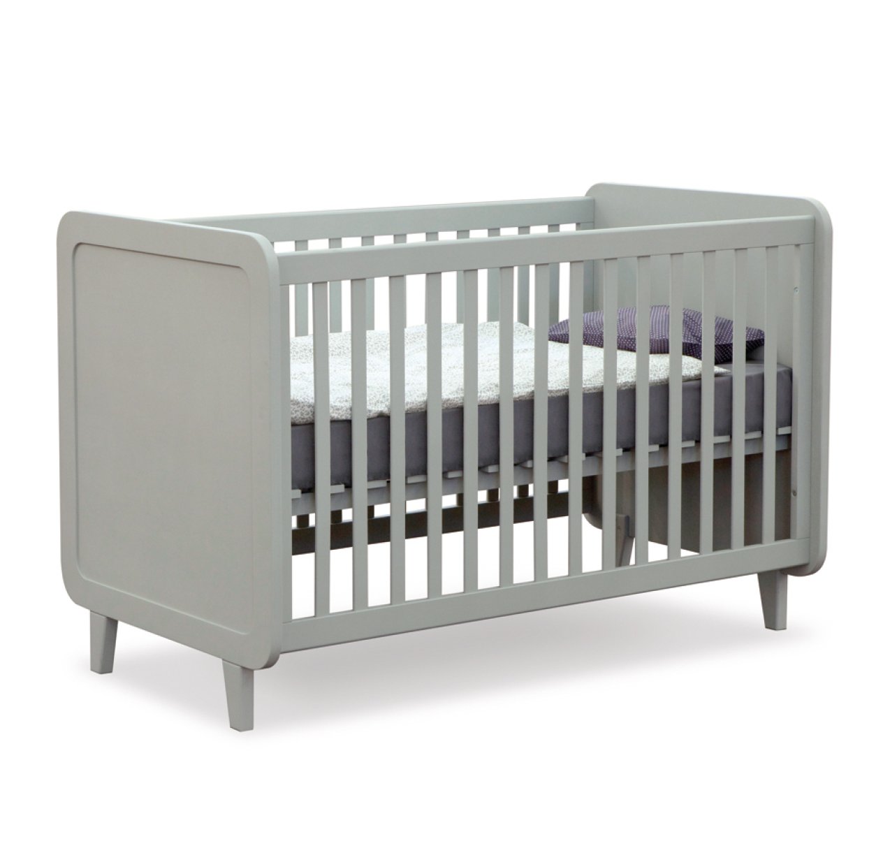 Lit évolutif l'Accroche-coeur - Gris clair