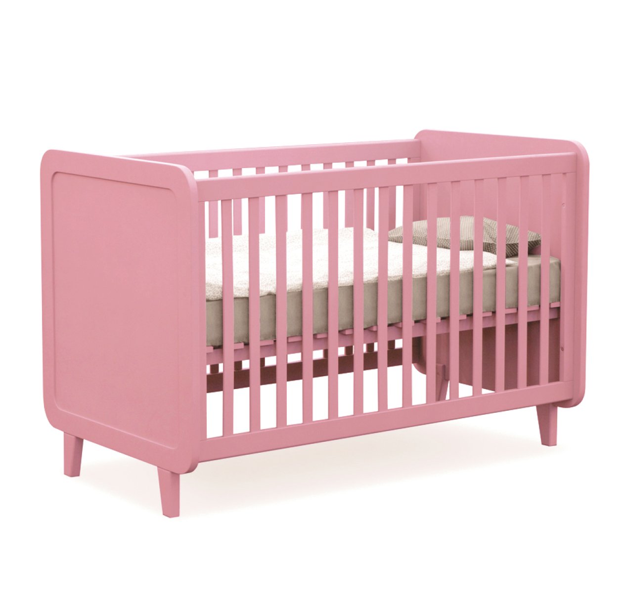 Lit évolutif l'Accroche-coeur - Vieux rose