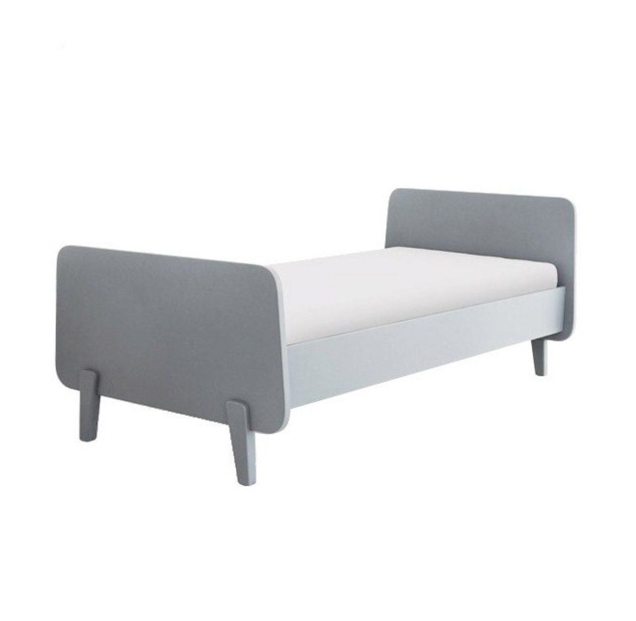 Lit enfant MM 90 x 190 cm - Gris clair