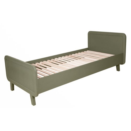 Lit enfant rond Vert de Gris - 90 x 200 cm