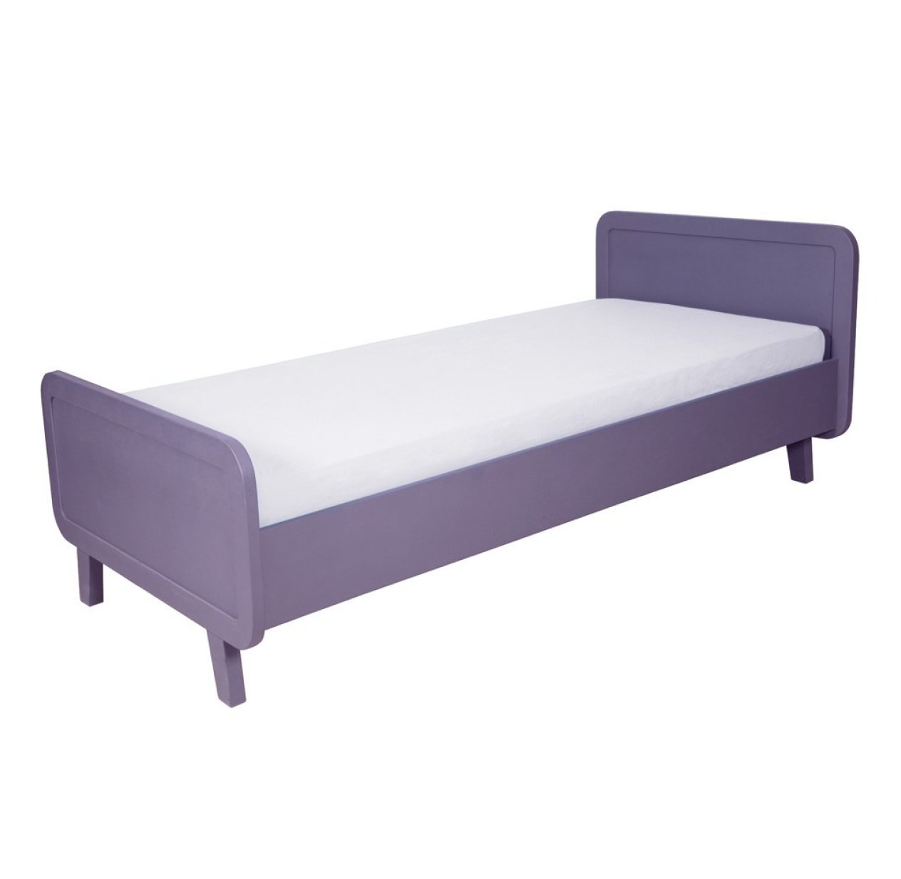 Lit enfant rond Violet - 90 x 200 cm