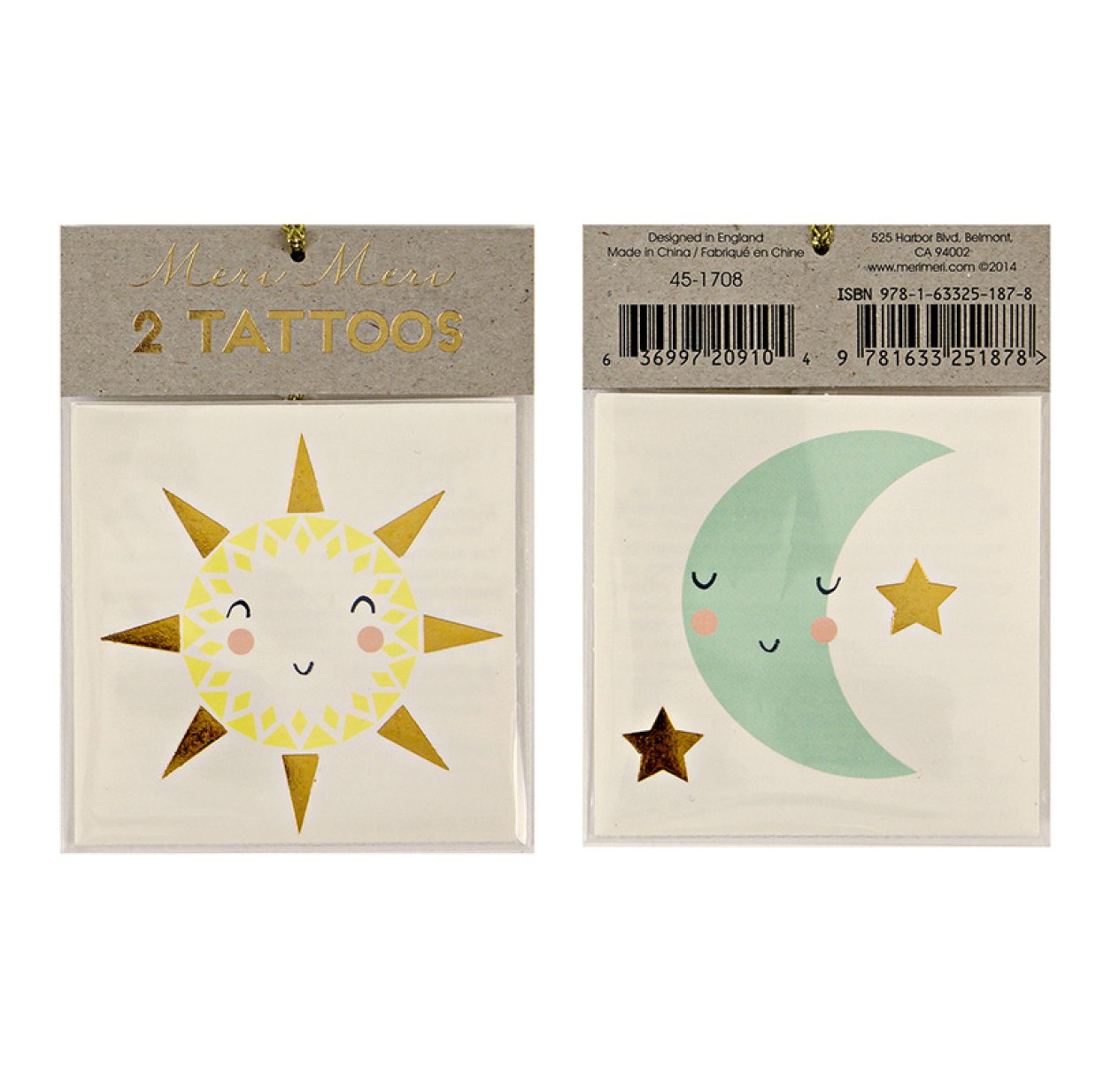 Tatouages Lune et Soleil