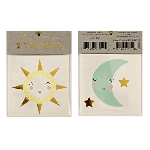 Tatouages Lune et Soleil