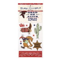 44 stickers muraux Cowboy