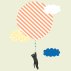 Affiche Chat volant