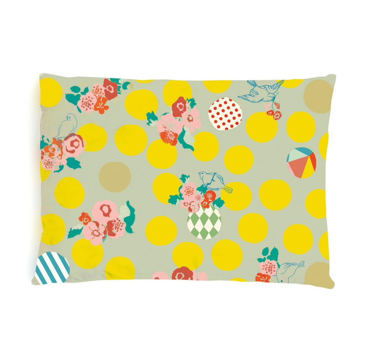 Coussin Birdy Flowers