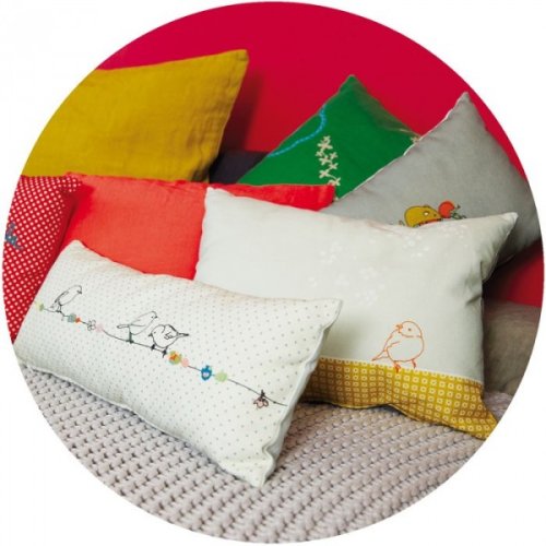 Coussin Oiseau