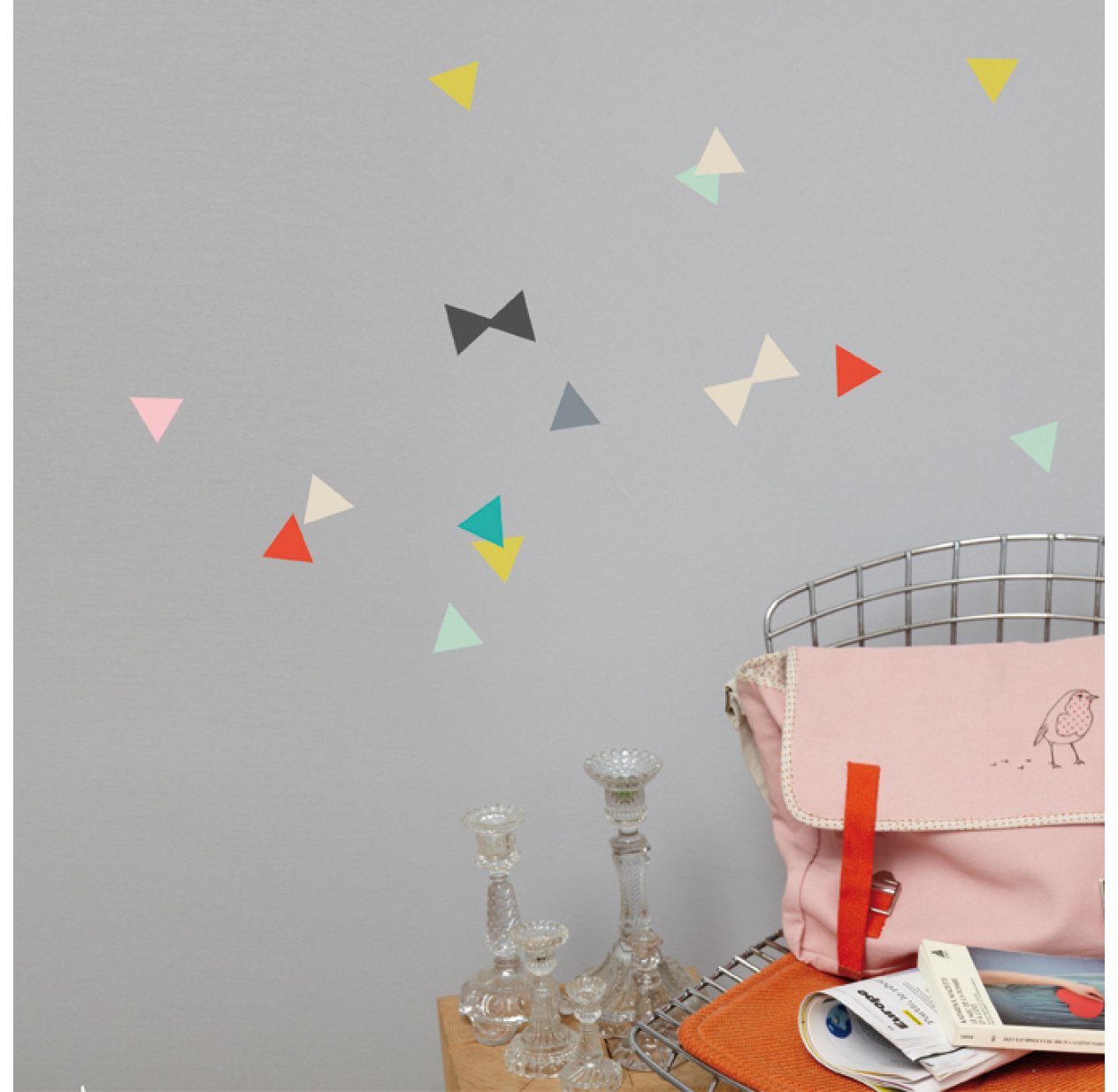 Stickers Just a Touch Triangles