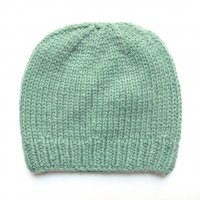 Kit de naissance tricoté - Vert d'eau