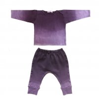 T-shirt et sarouel tie and dye - Mauve