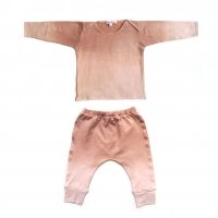 T-shirt et sarouel tie and dye - Rose poudré