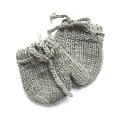 Kit de naissance tricoté - Gris