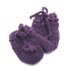 Kit de naissance tricoté irisé - Violet