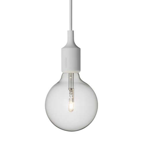 Suspension E27 - Gris clair
