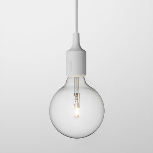 Suspension E27 - Gris clair