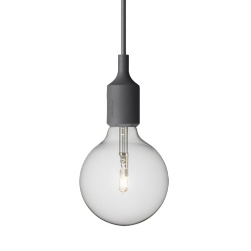 Suspension E27 - Gris anthracite