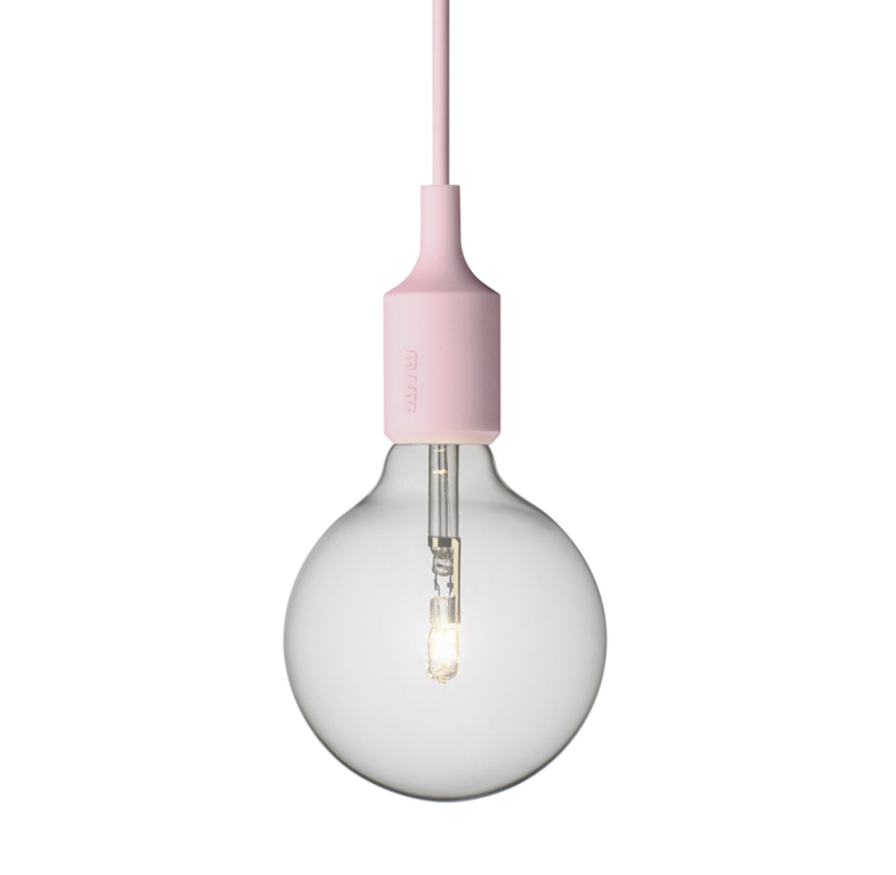 Suspension E27 - Rose poudré
