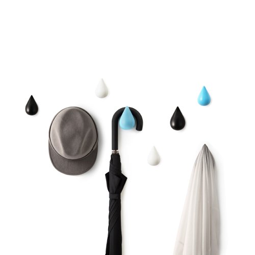 Patères Dropit Large - Blanc