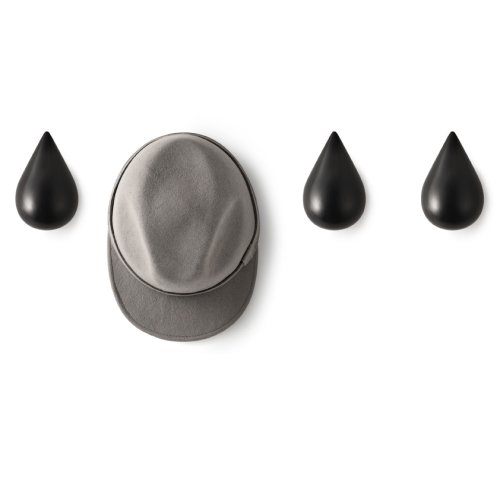 Patères Dropit Large - Noir