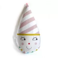 Boîte à musique Clown rayé - Rose