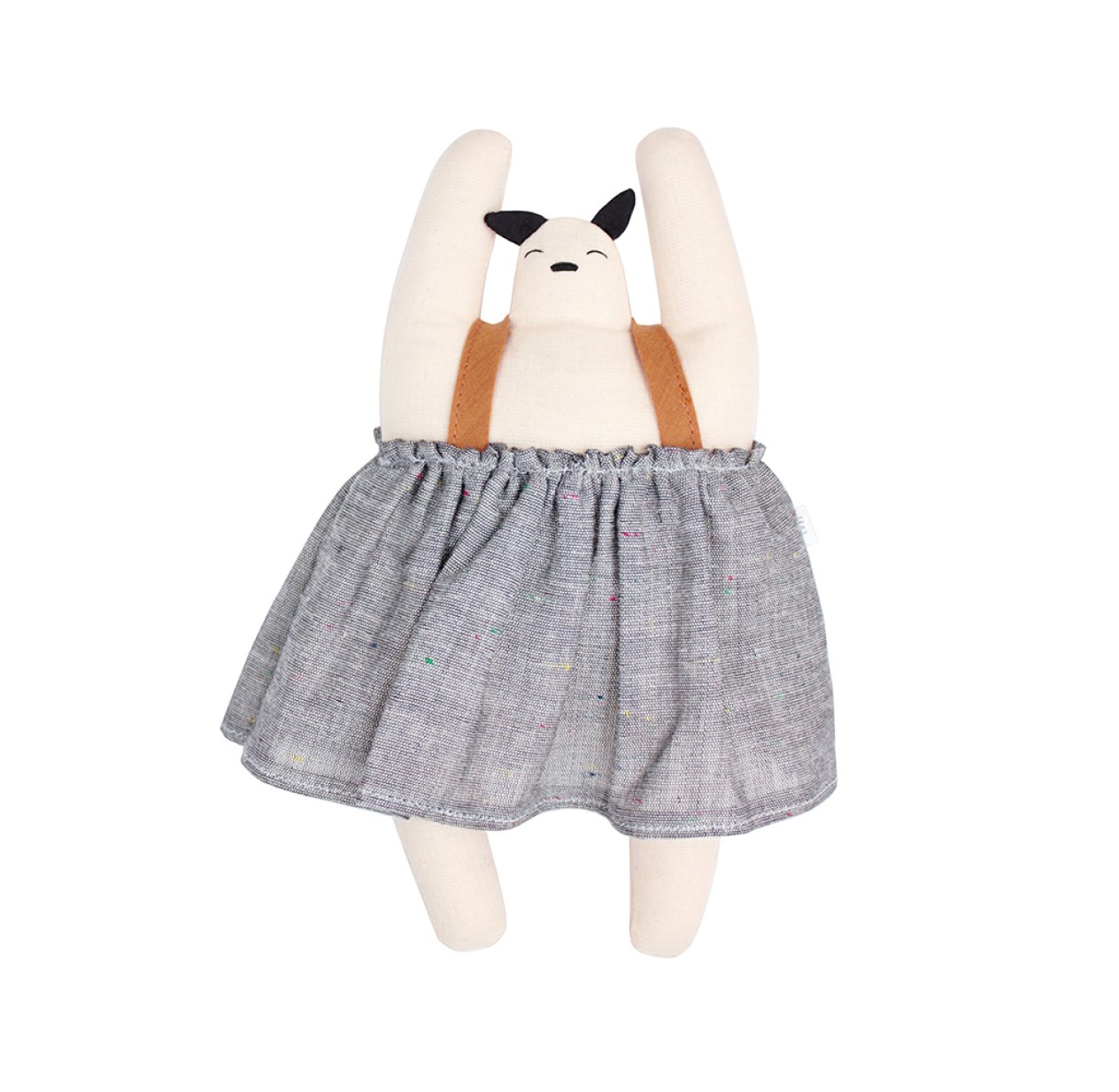 Poupée décorative Tokiko - Ocre