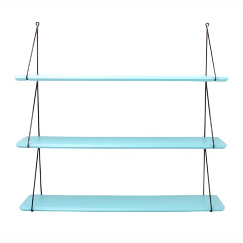 Etagère Babou triple - Bleu aqua